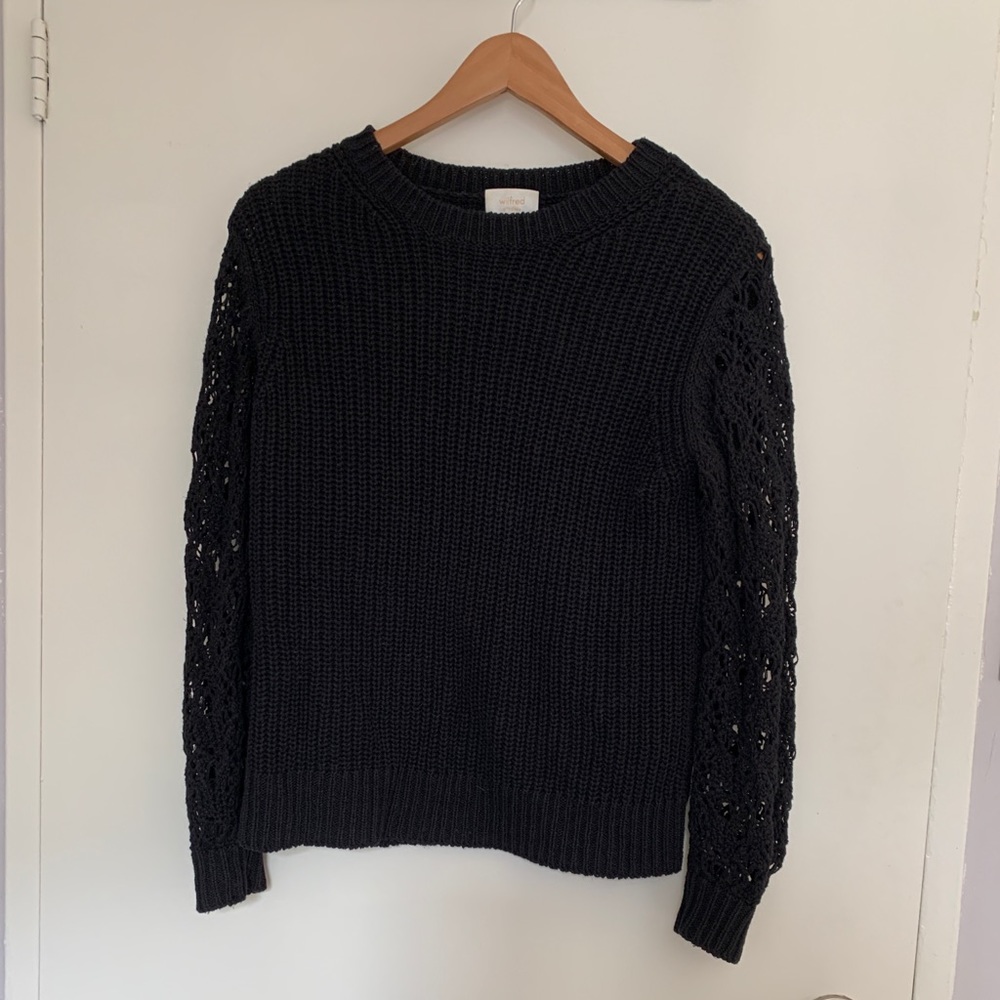 Aritzia Wilfred wool sweater with detailed sleeves - Picture 1 of 5